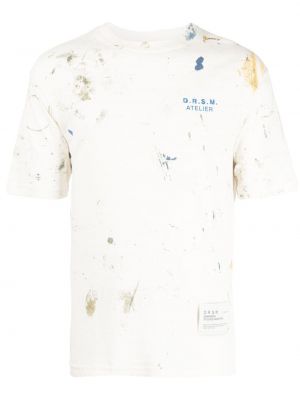 T-shirt Domrebel bianco