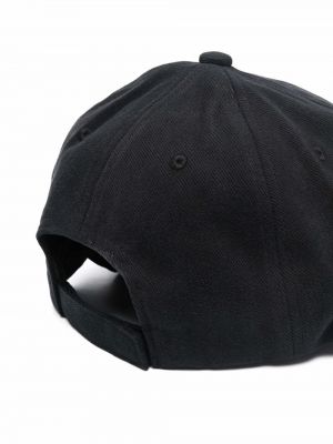 Siuvinėtas kepurė su snapeliu Emporio Armani juoda