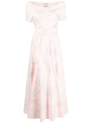 Mini šaty s potlačou Philosophy Di Lorenzo Serafini ružová