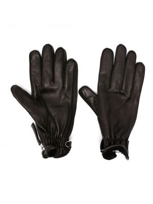 Leder handschuh Dsquared2 schwarz