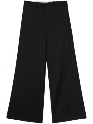 Pantaloni clasici cu croială lejeră Low Classic negru