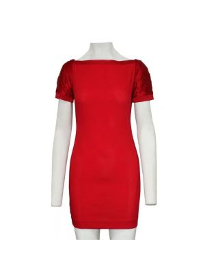 Sukienka Versace Pre-owned czerwona