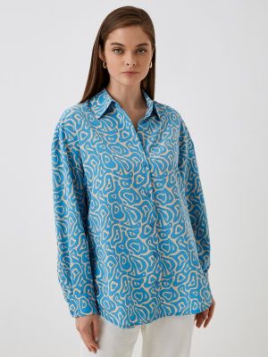 Голубая блузка Vladi Collection