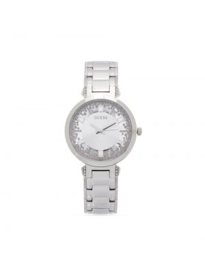 Laikrodžiai iš nerūdijančio plieno Guess Watches sidabrinė