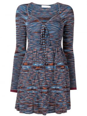 Mini šaty Jonathan Simkhai modrá