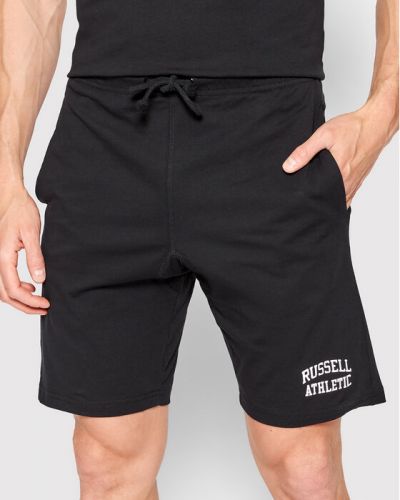 Pantaloni scurți de sport Russell Athletic negru