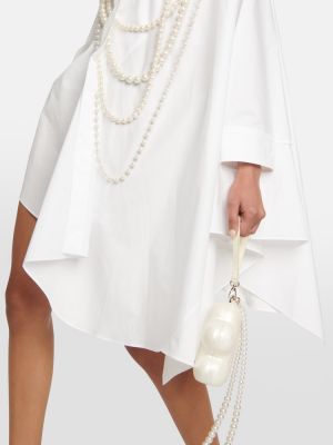 Sukienka bawełniana Junya Watanabe biała
