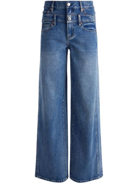 Flared jeans Alice + Olivia blå