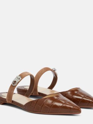Кожаные туфли Christian Louboutin, коричневые