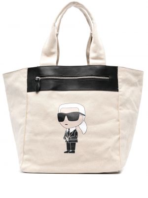 Shopper Karl Lagerfeld beige