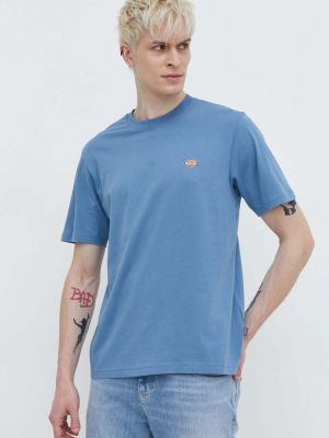 Koszulka bawełniana z nadrukiem Dickies niebieska