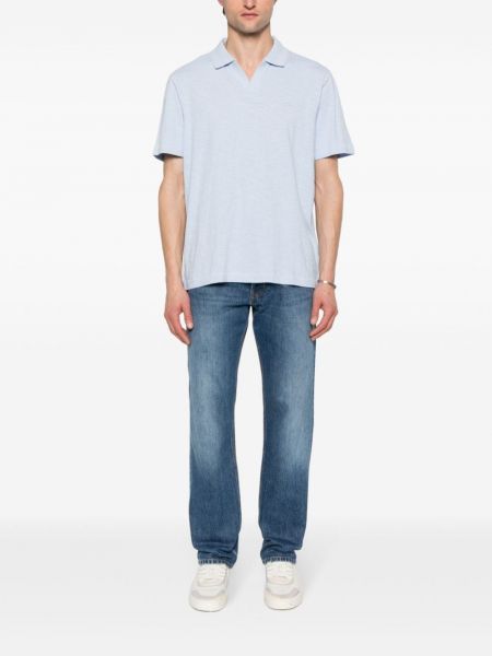 Polo marškinėliai Calvin Klein mėlyna