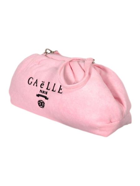 Bolso clutch con bordado Gaëlle Paris rosa