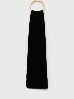 Vlněný šátek Trussardi černý