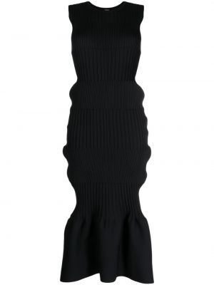 Robe mi-longue en tricot Cfcl noir