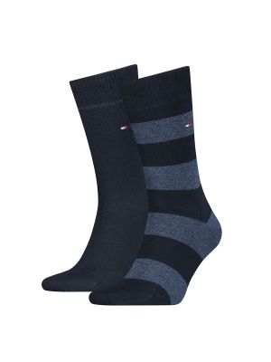 Calcetines a rayas Tommy Hilfiger azul