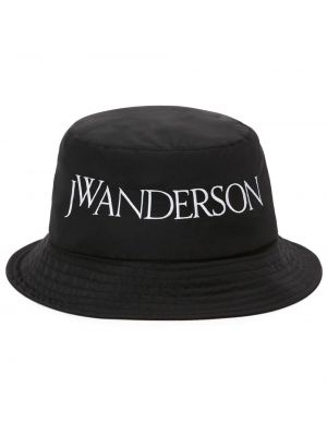 Cappello ricamato Jw Anderson nero