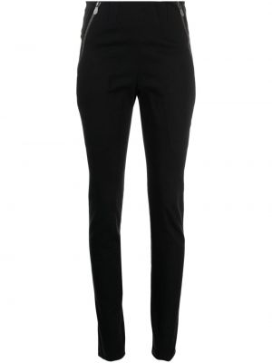Pantaloni cu fermoar skinny fit Balenciaga Pre-owned negru