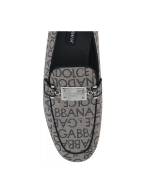 Loafer mit print Dolce & Gabbana braun