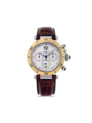 Srebrny zegarek Cartier