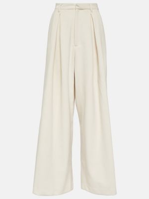 Pantalon taille haute Giuseppe Di Morabito blanc