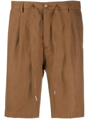 Pantaloni scurți de in Briglia 1949 maro
