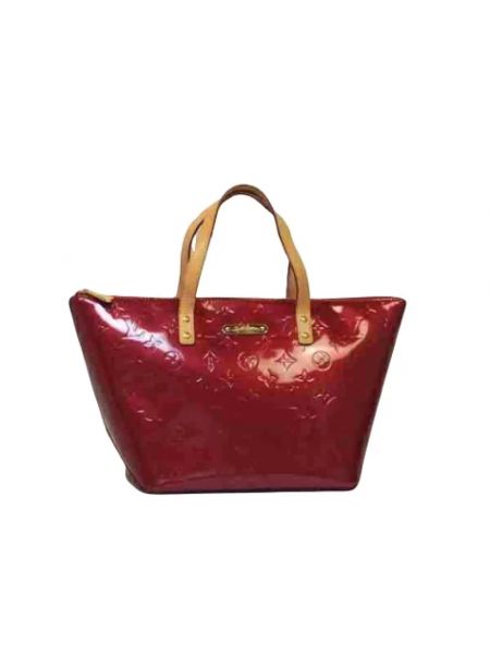 Shopperka skórzana Louis Vuitton Vintage czerwona