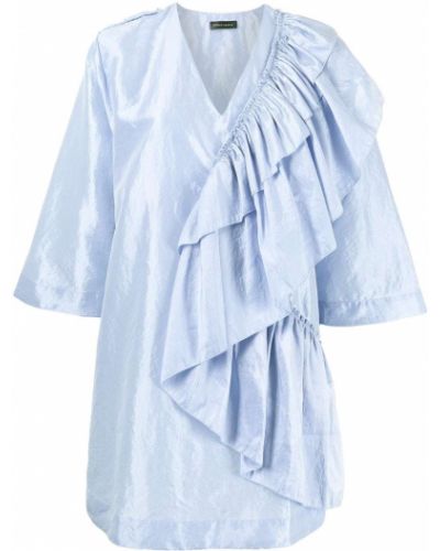 Mini vestido oversized Stine Goya azul