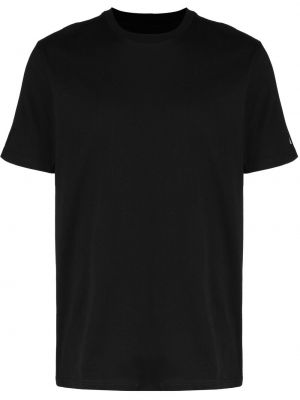 Raštuotas medvilninis marškinėliai Carhartt Wip juoda