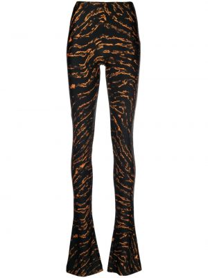 Žakárové kalhoty s tygřím vzorem The Attico