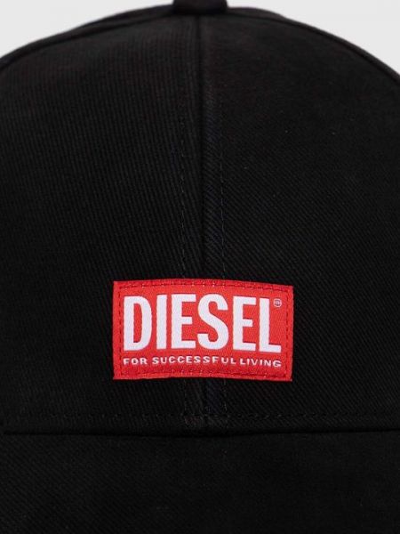 Хлопковая кепка Diesel черная