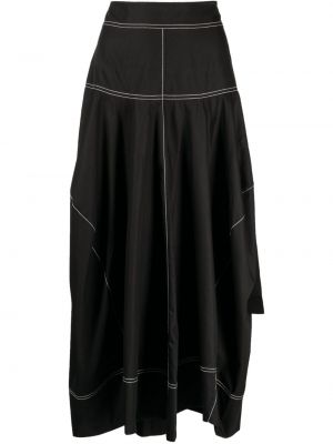 Bavlnená sukňa Lee Mathews čierna