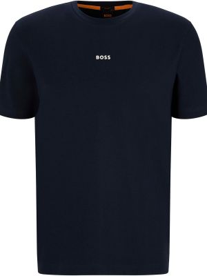 T-shirt large Boss Orange bleu
