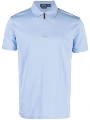 Kokvilnas polo krekls Polo Ralph Lauren zils