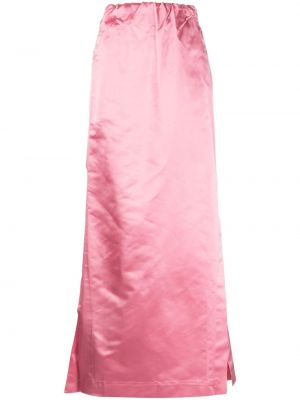 Fustă de mătase Sa Su Phi roz