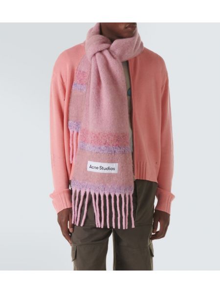 Yün şal Acne Studios pembe