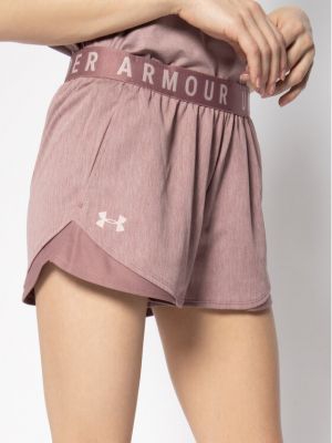 Voľné priliehavé športové šortky Under Armour ružová