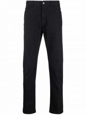 Slank skinny jeans Zegna svart