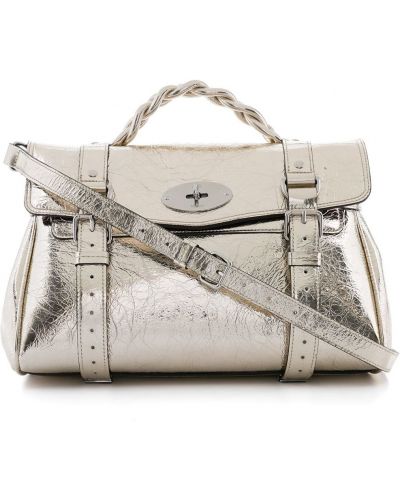 Bolso shopper Mulberry dorado