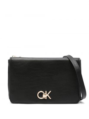 Кожени чанта през рамо Calvin Klein