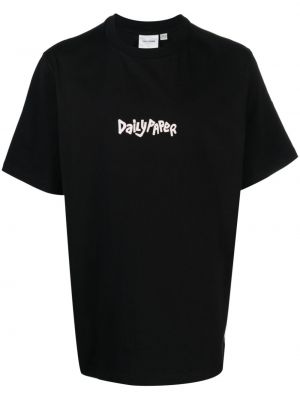 Bavlněné tričko Daily Paper černé
