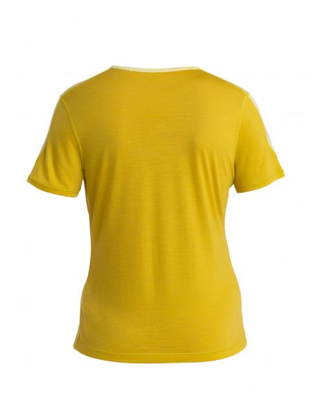 Športové tričko Icebreaker žltá