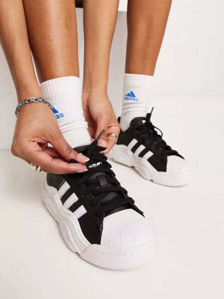 Кроссовки чанки Adidas Originals черные