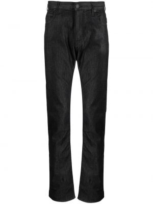 Straight leg jeans a vita alta Emporio Armani grigio