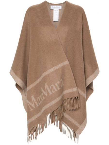 Jacquard villased keebid Max Mara pruun