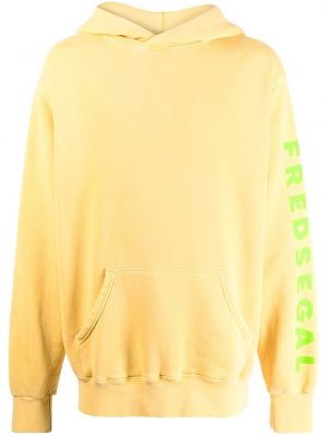 Hoodie Fred Segal giallo