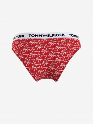 Bikiny s potlačou Tommy Hilfiger Underwear červená