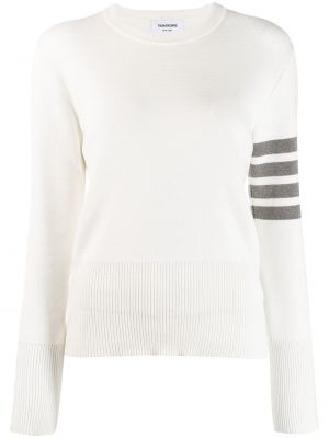 Jersey de punto de tela jersey Thom Browne blanco