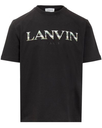 T-shirt Lanvin, сzarny