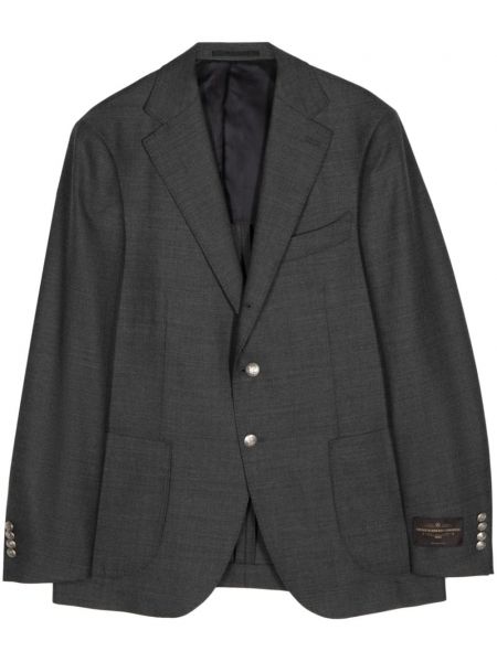 Blazer long en laine Man On The Boon. gris